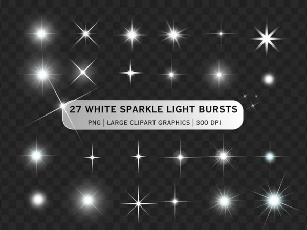 Light Sparkling Heart & Star Background